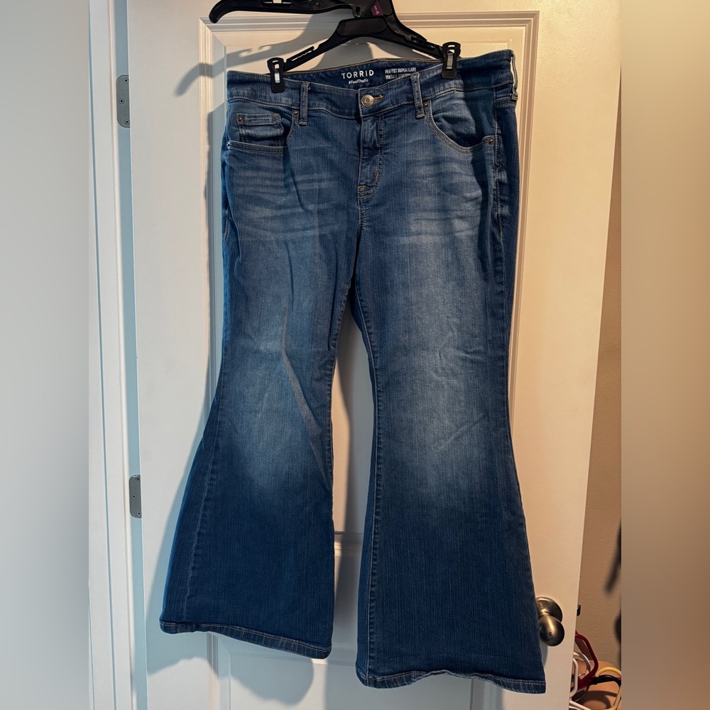 Torrid Classic Denim Super Flare Jeans